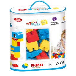 Set de Constructie Dolu Primele Mele Cuburi 100 Piese 12 Luni+ Multicolor