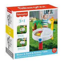 Masuta De Activitati Fisher-Price 3 in 1 Pentru Apa Si Nisip