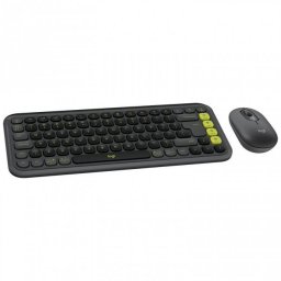 Kit Tastatura + Mouse Logitech POP ICON Combo Bluetooth EasySwitch Gri