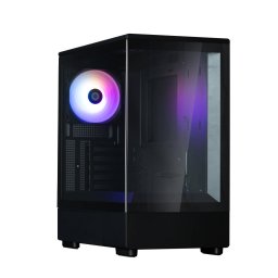 Carcasa Gaming Zalman P10 Mini Tower fara Sursa suporta 7 Ventilatoare 5 Sloturi Expansiune Negru