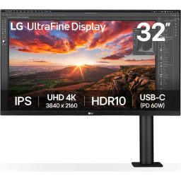 Monitor LED LG UltraFine 32UN880K-B 31.5 inch UHD 4K IPS 60Hz Black