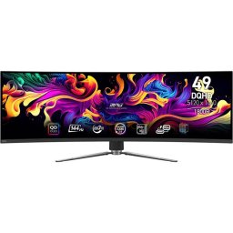 Monitor OLED Gaming Curbat MSI MPG 491CQPDE QD-OLED 49 inch DQHD 0.03ms 144Hz Black