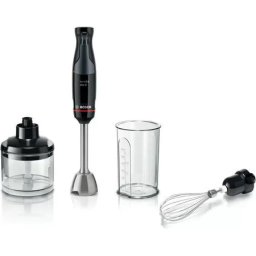 Blender Vertical Bosch MSM4B621 ErgoMaster 1000W Cutit 4 Lame Functie Antisplash Otel Inoxidabil Negru
