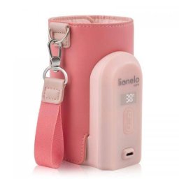 Incalzitor Biberoane Lionelo ThermUp Go Evo Portabil 5 Niveluri de Incalzire Buton Safety Control Incarcare USB Roz Coral