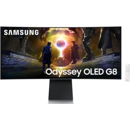 Monitor OLED Gaming Curbat Samsung Odyssey G8 G85SD LS34DG850SUXDU 34 inch UWQHD 0.03ms 175Hz Black