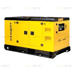 Generator Insonorizat Stager YDY35S3 35kVA 46A 1500RPM Trifazat Diesel IP65 Galben