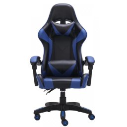 Scaun Gaming TOP E SHOP REMUS Piele Ecologica Albastru