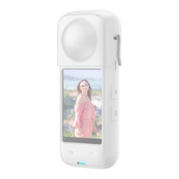 Accesoriu Camera Video Actiune PULUZ PU985W compatibila cu camera Insta360 X4, Silicon, Alb