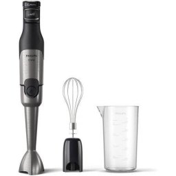 Blender Vertical Philips Seria 5000 HR2682/00 Pahar Gradat 0.5L 1200W Argintiu/Negru
