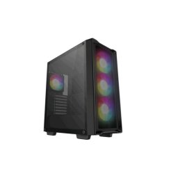 Carcasa Deepcool CC560 MESH V2 Middle Tower Gaming Fara Sursa Suporta 8xFan 4xFan Inclus USB 3.2 Gen 1 x 2 Audio 7 Sloturi Expansiune Negru