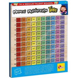 Tabla Inmultirii Magnetica LISCIANI 6ani+ Lemn Multicolor
