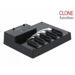Docking Station Delock USB 3.0 la 5 x SSD/HDD SATA cu Functie de Clona