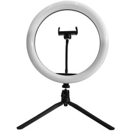 Trepied V-Tac Selfie Ring Light 10" Negru