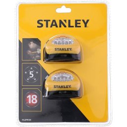 Pachet 2 Lanterne Frontale Stanley HL2PKS LED Curea de Cap Reglabila Negru/Galben