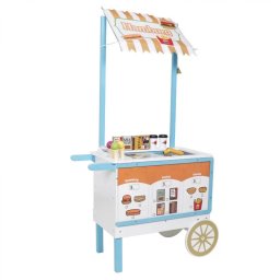 Toneta Pe Roti Pentru Inghetata Procart 2 Sertare Accesorii Incluse Roti Mobile 68x31.5x118cm Mdf Multicolor