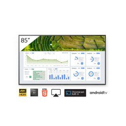 Display Profesional pentru Afisaj Digital Sony Bravia FW-85BZ30L 85Inch Landscape / Portrait Apple AirPlay / Chromecast Incorporat Negru