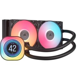 Cooler procesor Corsair iCUE LINK Titan 240 RX LCD RGB Black
