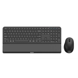 Kit Tastatura si Mouse Philips SPT6607B/26 Wireless 2.4GHz Negru