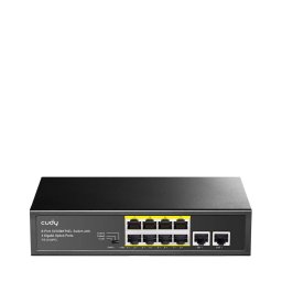 Switch CUDY FS1010PG Fast Ethernet (10/100) Power over Ethernet (PoE) Black