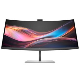 Monitor HP IPS LED 34inch 734pm S7Pro WQHD 3440 x 1440 HDMI DisplayPort Ecran Curbat Argintiu