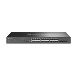 Switch TP-Link 28-Port Poe+ Gigabit L2 Managed with 24-Port Poe+ Negru