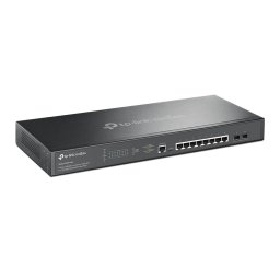 Switch TP-Link 8-Port 2.5 G L2+ Managed with 2 Sfp 8 X Poe+ Negru