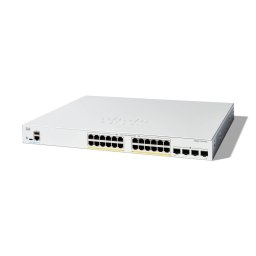 Switch Cisco Catalyst 1300 24-PORT GE FULL/POE 4X1G SFP Alb