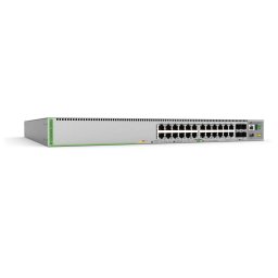 Switch Allied L3 STACK SWITCH 20X10/100/1000-/T POE+ 4X100M/1G/2.5G/5G-T POE+ Gri