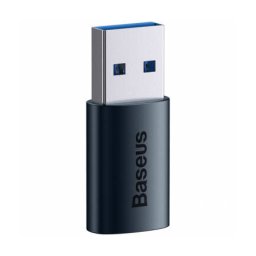 Adaptor Date si Incarcare Baseus USB-C - USB-A Ingenuity Albastru
