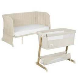 Patut Co-Sleeper Lionelo Thomi Plus 5-In-1 Multifunctional Sustine Pana La 9kg Ca Patut 15kg Tarc De Joaca 100kg Canapea Inaltime Reglabila In 7 Pozitii Bej