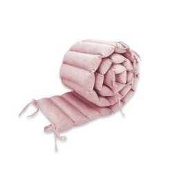 Aparatoare Pentru Patut MimiNu Tip Panou Pentru Patut Lungime 180cm Din Catifea Roz Zmeura