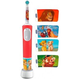 Periuta de Dinti Electrica Oral-B Vitality Pro D103 Kids 3+ Lion King Rosu
