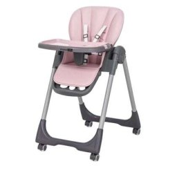 Scaun De Masa FreeON Kai Pana La 15kg Inaltime Reglabila In 8 Pozitii Suport De Picioare Reglabil In 3 Pozitii Reglare Spatar In 4 Pozitii 6-36luni Roz