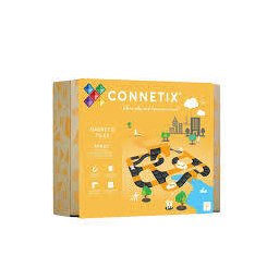 Set De Constructie Connetix Drumuri Rampe Si Intersectii 16 Piese Magnetice Pentru Constructii Creative Multicolor 3 Ani+