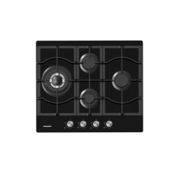 Plita Gaz Heinner HBH-M452IWFGBK Incorporabila Aprindere Electrica Sticla Negru