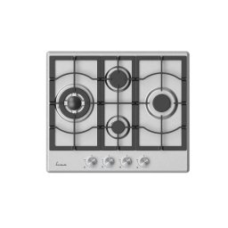 Plita Gaz FRAM FBH-M4IWF-SS 4 Arzatoare Gratar Fonta Wok Aprindere Electrica Inox