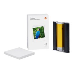 Hartie Foto Xiaomi Instant Photo Paper 3inch 40 Coli + cartus Compatibil Cu Imprimanta Foto Portabila Xiaomi 1S EU