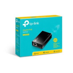 Splitter PoE TP-Link PoE10R 2 Porturi Gigabit Compatibil IEEE 802.3af Alimentare 5V/12V Carcasa Plastic Negru