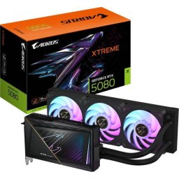 Placa video Gigabyte Aorus GeForce RTX 5080 Xtreme Waterforce 16G, 16384 MB GDDR7