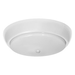 Plafoniera ADVITI KOKO AD-PL-6256WE27PMR Diametru 33CM 2xE27 2x40W Senzor de Miscare IP44 IK10 Plastic Alb