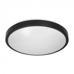 Plafoniera Virone SELENE CL/2XE27-10/B Diametru 30.5CM 2xE27 Max. 2x60W IP54 IK07 Negru/Alb