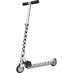 Trotineta Copii Razor Model A Pliabila +5ani 2 Roti 10cm Negru/Alb