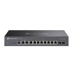 Router TP-Link Omada ER7412-M2 VPN Multi-WAN cu Porturi 2.5G 2x RJ45 WAN/LAN 2.5G 8x RJ45 WAN/LAN Gigabit 2 Sloturi SFP Gigabit Negru