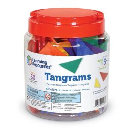 Jucarie Learning Resources Tangram in 6 culori