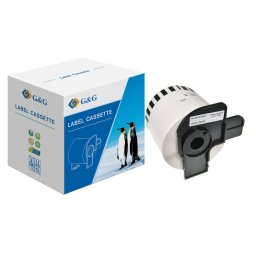 Banda de Etichete G&G Compatibil Brother DK-22205 62mmx30.48m