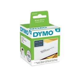 Banda de Etichete Dymo 28mm x 89mm Black White