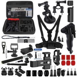 Kit Accesorii PULUZ PKT47 43 in1 Ultimate Combo pentru Camere Video de Actiune 43 Piese