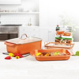 Set Gatit Mediashop Livington Wonder Cooker 14 Functii Ceramica Cupru