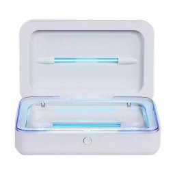 Cutie Sterilizator UV Livoo TEA256 Pentru Dezinfectare Produse 2 Lampi USB Alb