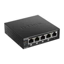Switch D-Link 5-PORT DESKTOP POE+ /GIGABIT IN Negru